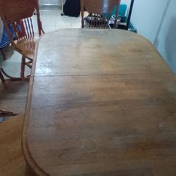 Wood Table/ Chairs