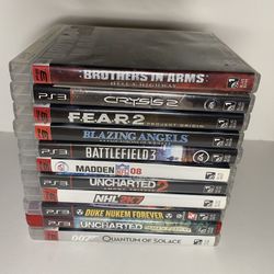 Ps3 Lot Of 11 Games 