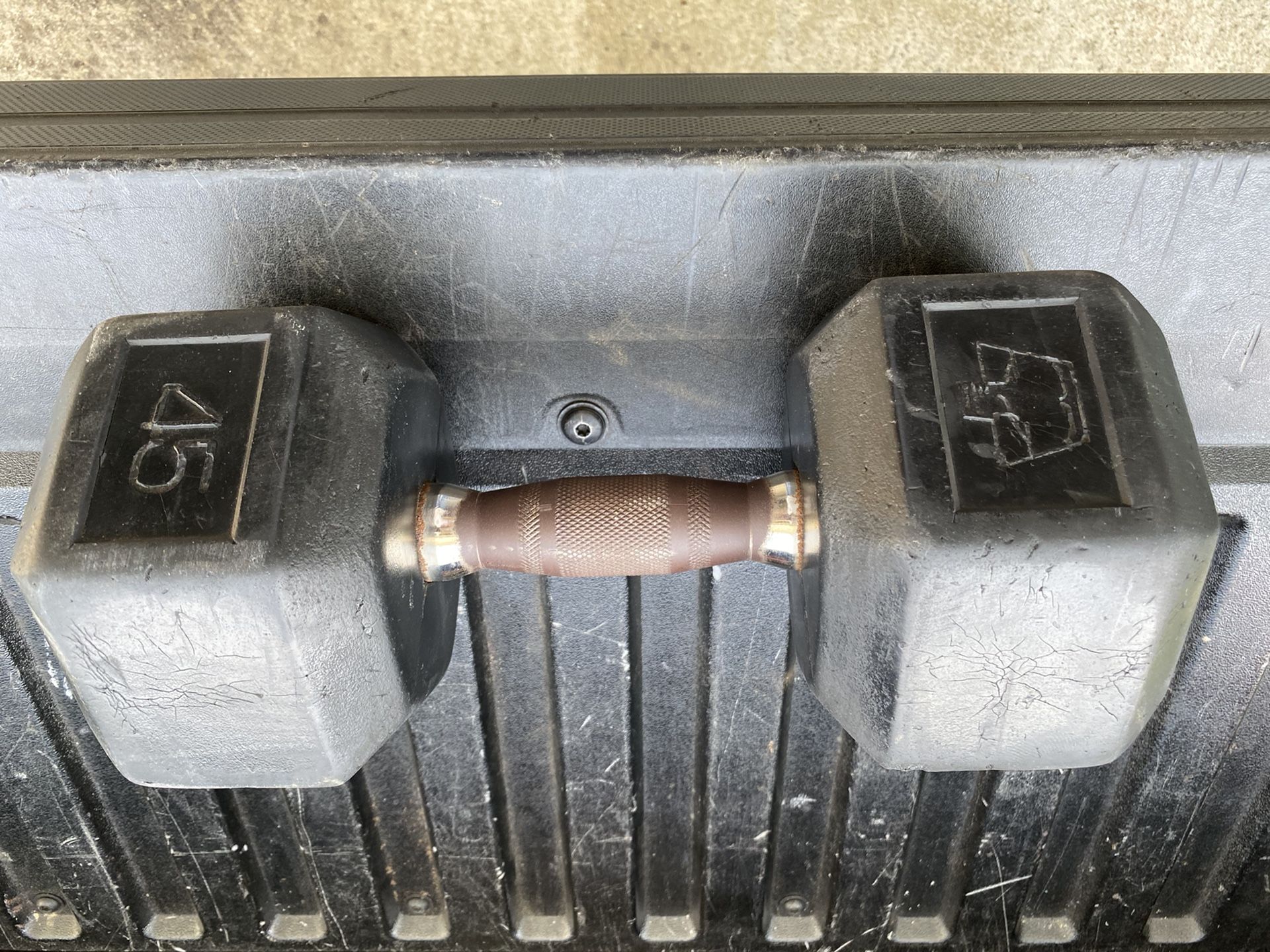45LB DUMBBELL (1) $75
