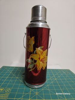 Vintage Floral SooPio Thermos – Decorative Display Piece