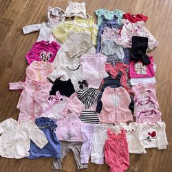 Baby Girl Clothing Bundle - Size 3 Months - 38 Pieces 