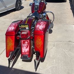 1995 Softail Candy Red And Gold 