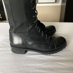 Tory burch Broome Combat Boots 9.5