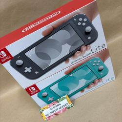 Nintendo Switch Lite New Game Console - Pay $1 today and pay the rest later -