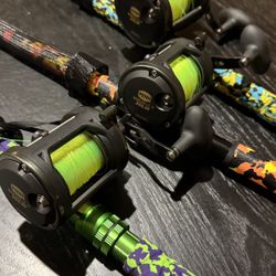 Mad Katz rod(s) / Penn Squale Il Combo reel (s) New, selling all three as a set