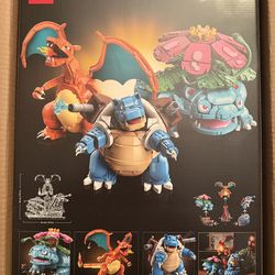 New Unopened LEGO Pokémon Venusaur, Charizard, Blastoise