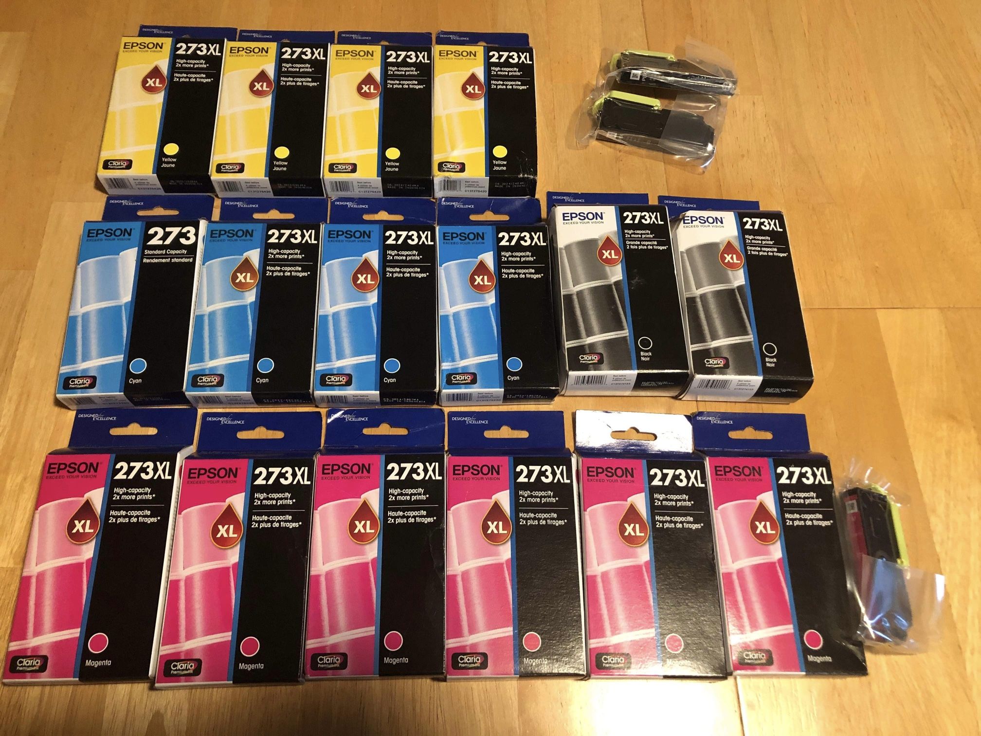 ***PRICE REDUCED***EPSON 273 & 273XL INK CARTRIDGES (see post below)