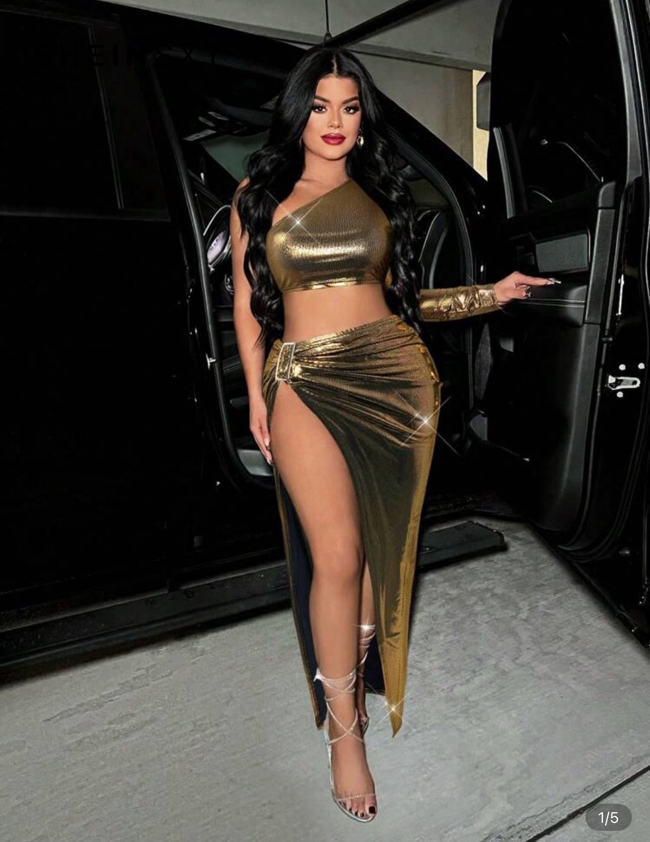 Perfect New Years Or Christmas Dress Two Pieces Sexy Outfit