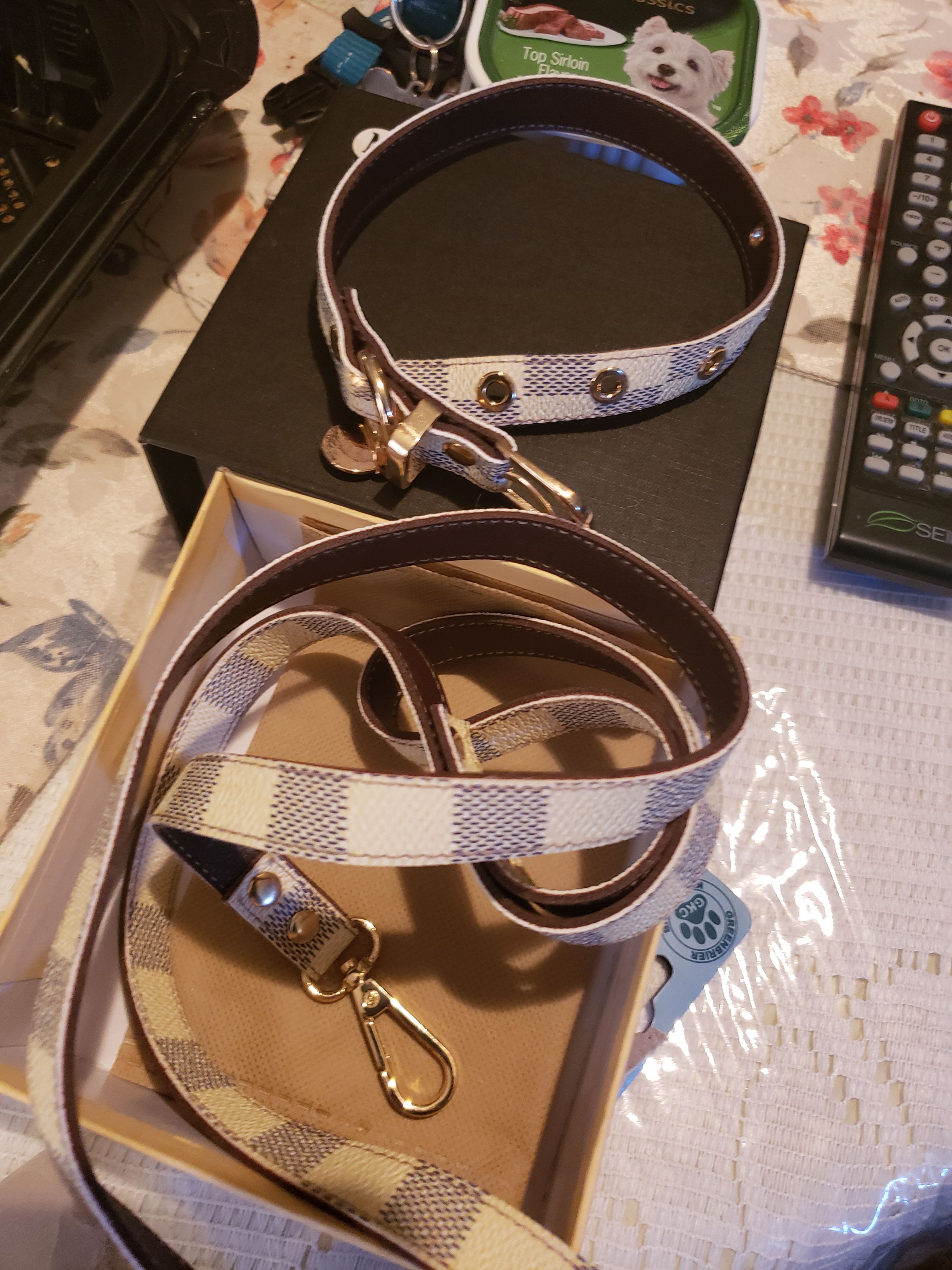 Dog leash and Dog collar Louis Vuitton