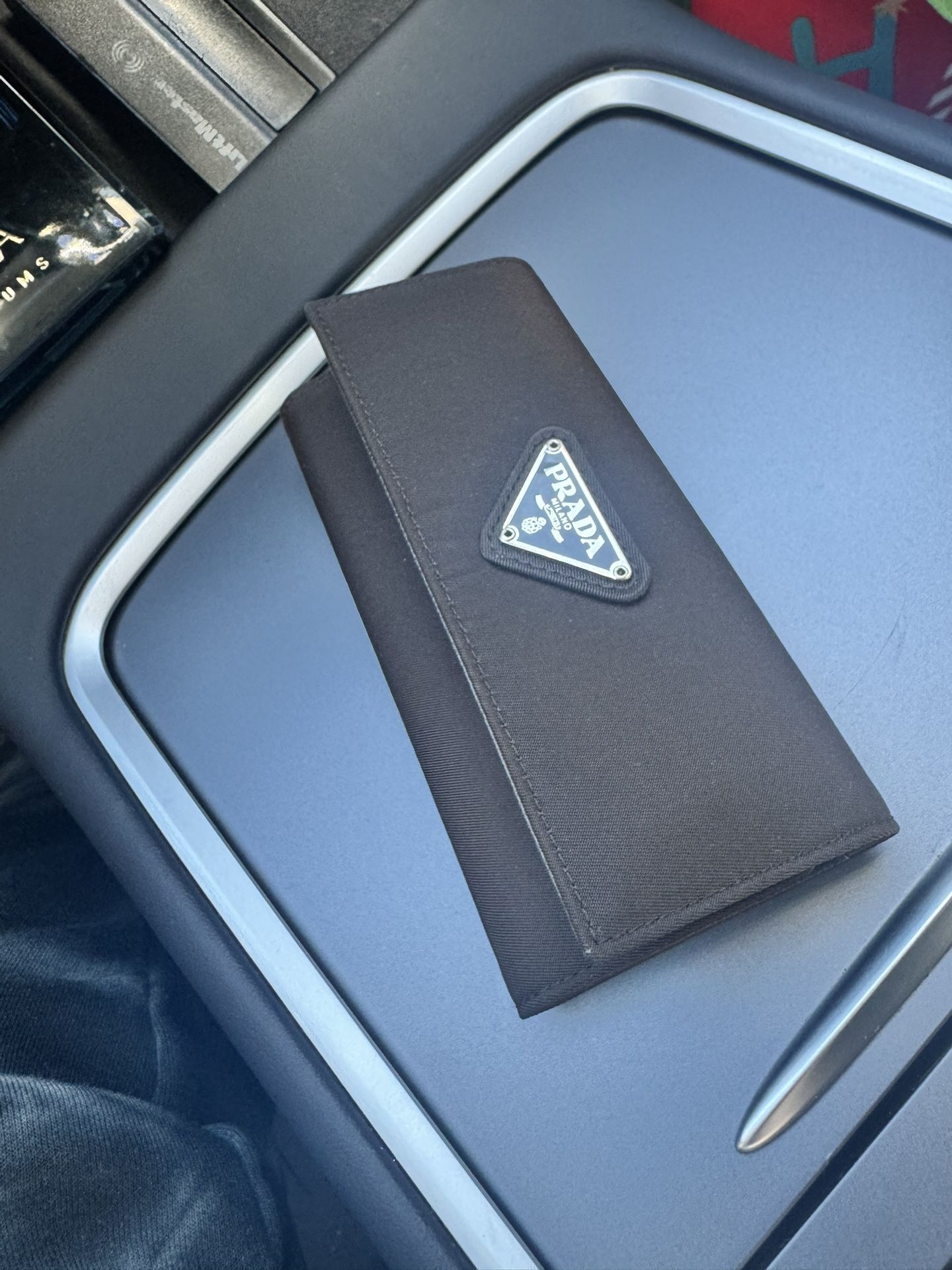 Prada Key Wallet Black Nylon 