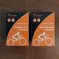 26 inch Bike Bicycle eBike Inner Tubes Set of 2 NEW