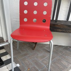 IKEA Jules Chair Red