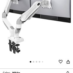 Dual Spring-loaded Full Motion Desk Mount