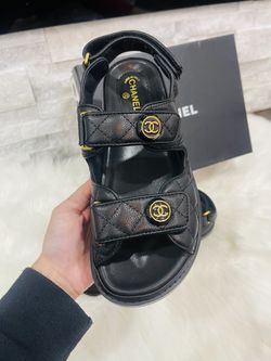 chanel sandals quilted