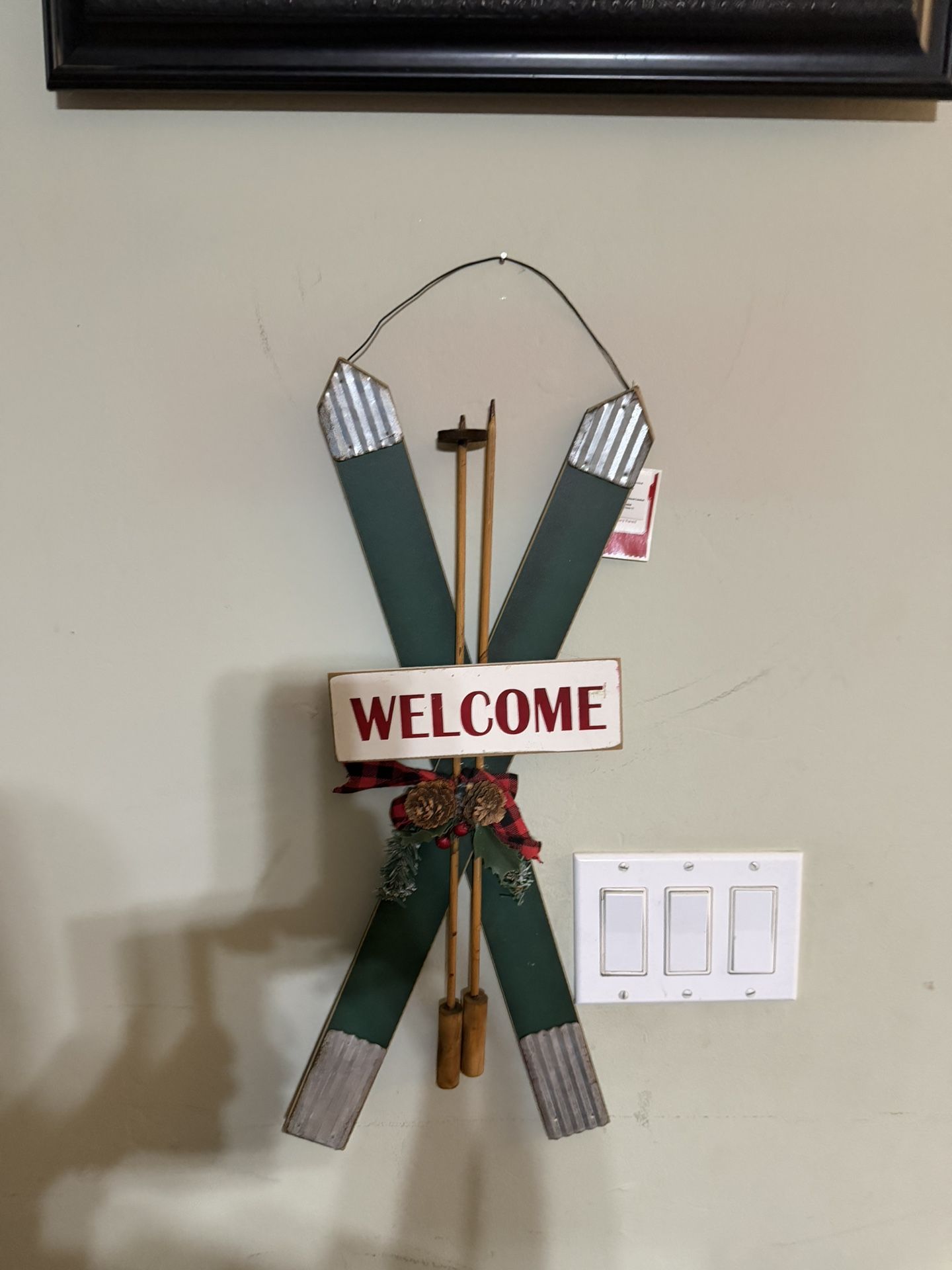 Welcome Ski Decor