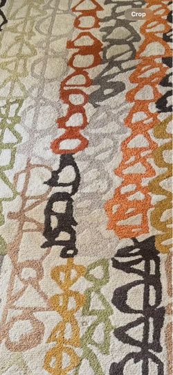 Exquisite fall colored rug!