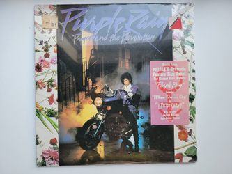 UNOPENED ORIGINAL Purple Rain Vinyl from 1980s with Limited Edition Poster