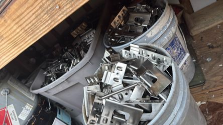 Snaplock clips for metal roofing stainless steel one and 15/16 18 gauge