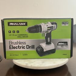 PHALANX 20V Cordless Drill Set - Multifunctional 3-in-1