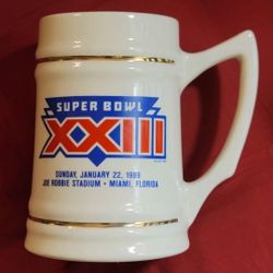 SUPERBOWL XXIII STEIN MUG 