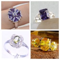 Fashion CZ Rings Size 8