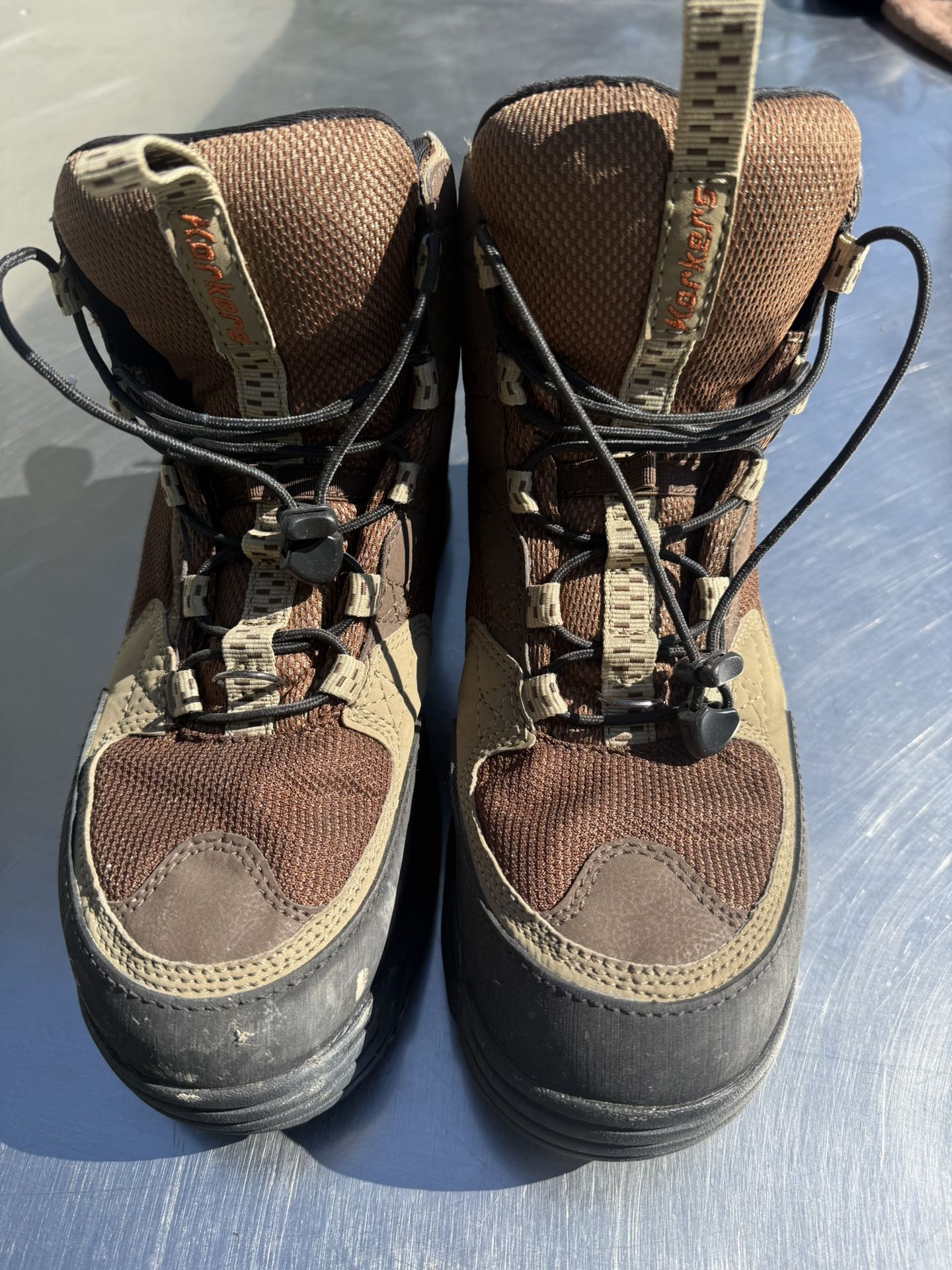 Korkers Wading Shoes size 10