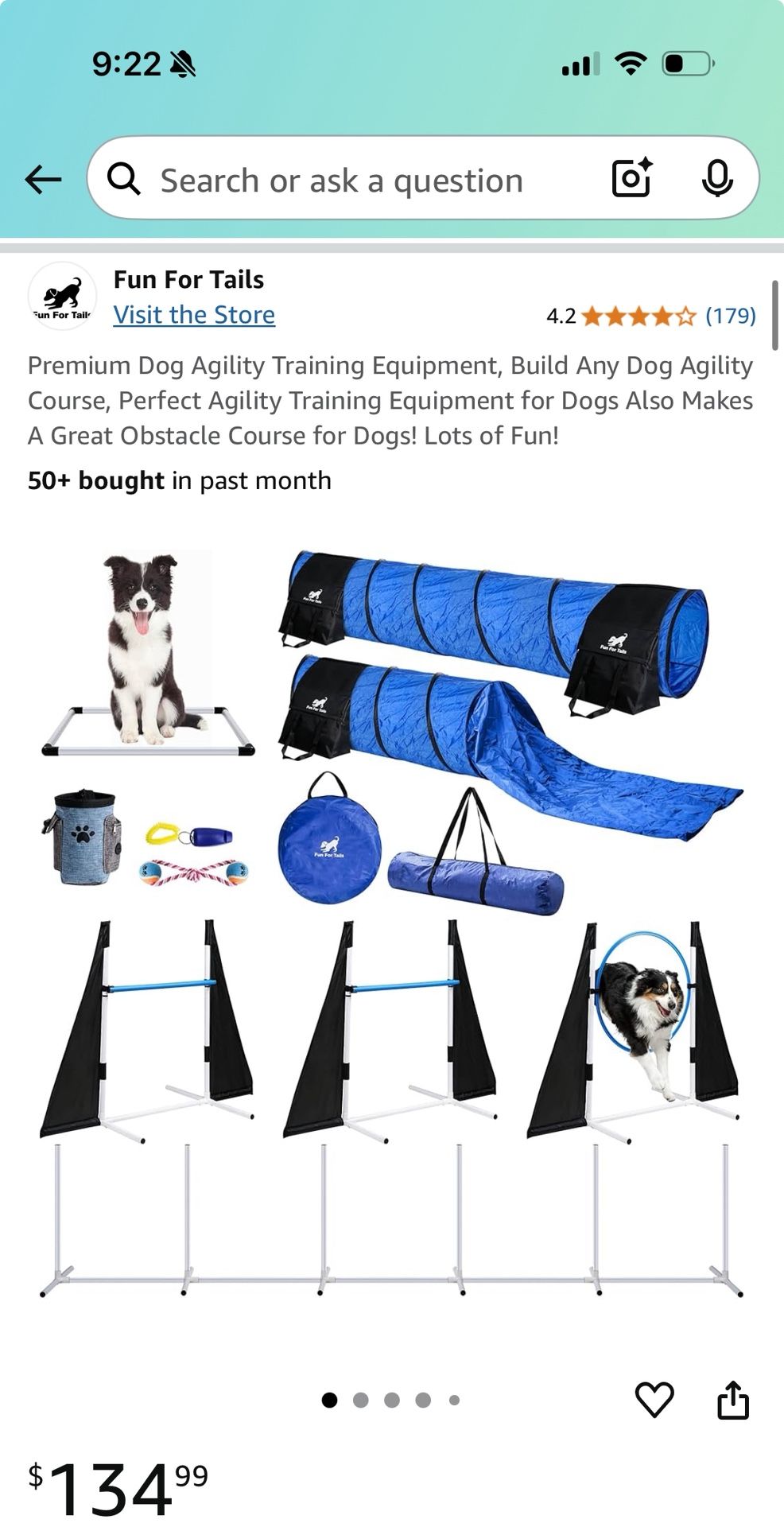Dog Agility Training Kit New