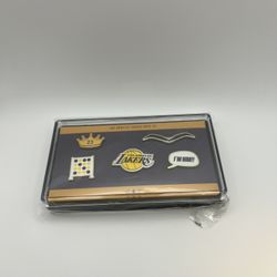 NEW L.A. Lakers Collectors Enamel Pin Set #2 – 01/21/25 Game (5 Pins in Box)