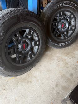 Toyota TRD Wheels with Bridgestone Dueler Tires
