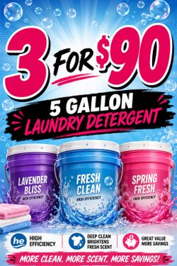 LAUNDRY DETERGENT, FABRIC SOFTENERS, DISH SOAP AND MOREā¼ļø