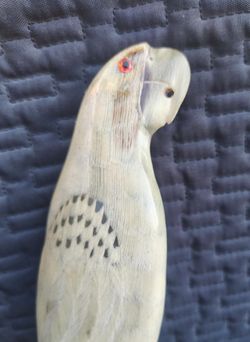 Buffalo horn art