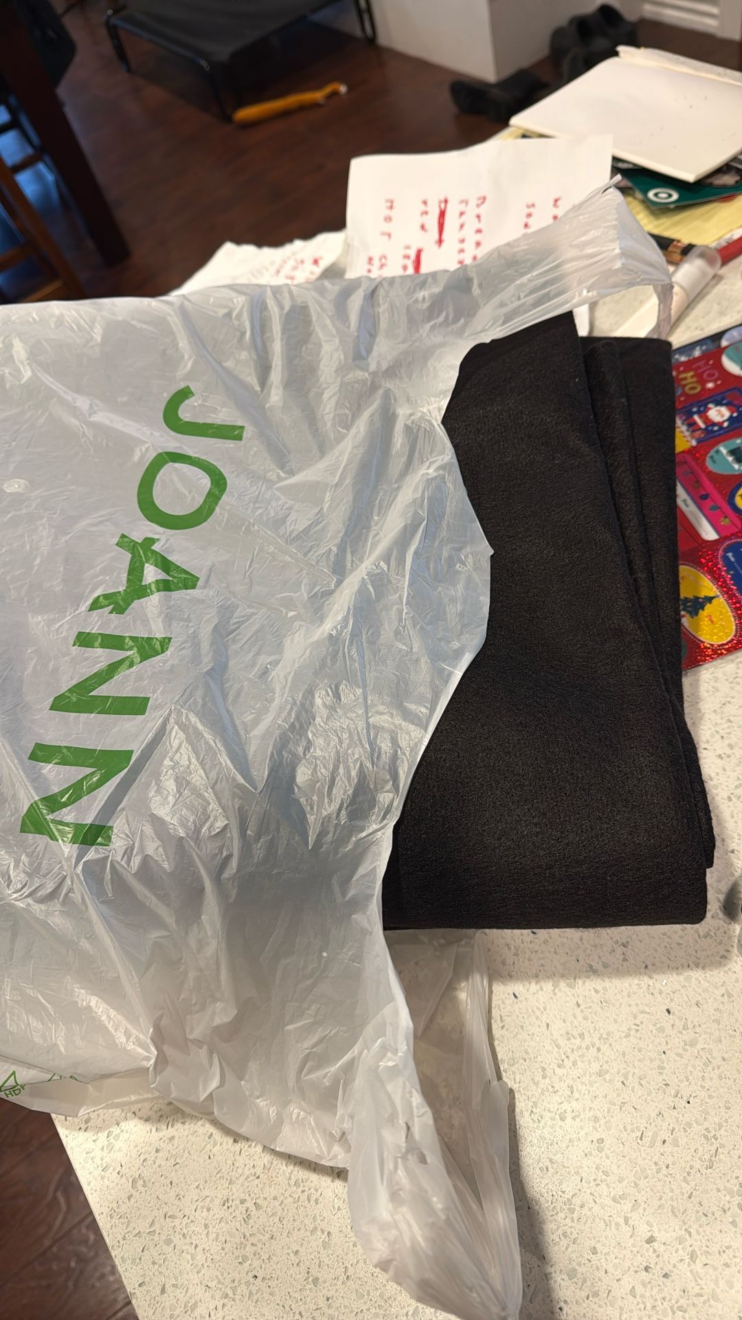 Black Felt 3 Yards New