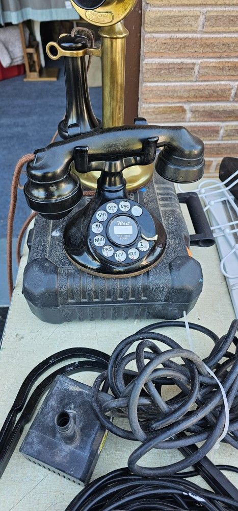 Antique 1920's Western Electric Rotary Desk Vintage Telephone