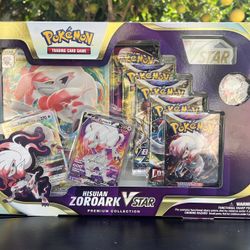 Pokemon Hisuian Zoroark VSTAR Premium Collection Box