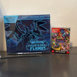 Pokemon Phantasmal Flames Etb and Booster Bundle