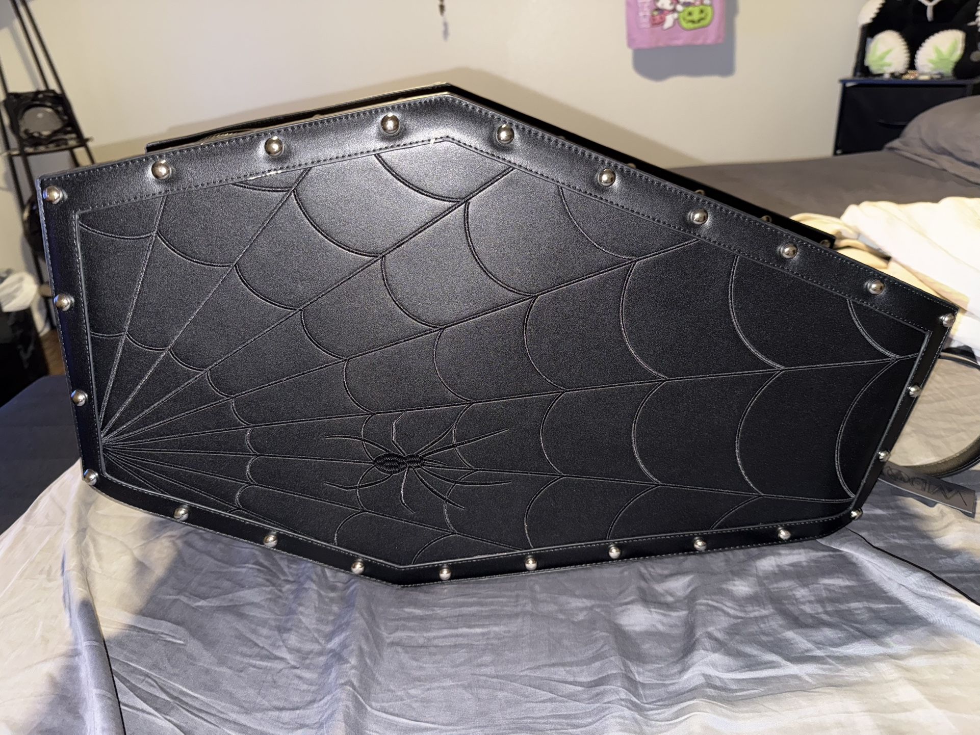 New Dolls Kill Coffin weekender BAG