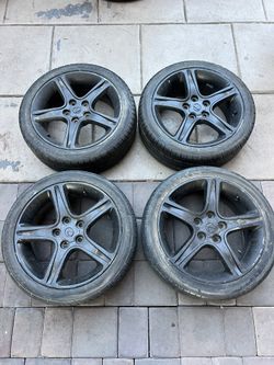 Set of Lexus IS300 17in wheels 5x114.3 (5x4.5) fit is200 Scion tc older camry Avalon es gs