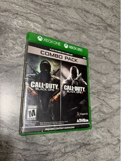 Call of Duty Black ops combo pack for Xbox