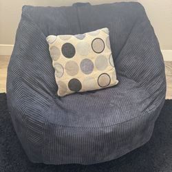 Adult Bean Bag Chair Navy Blue