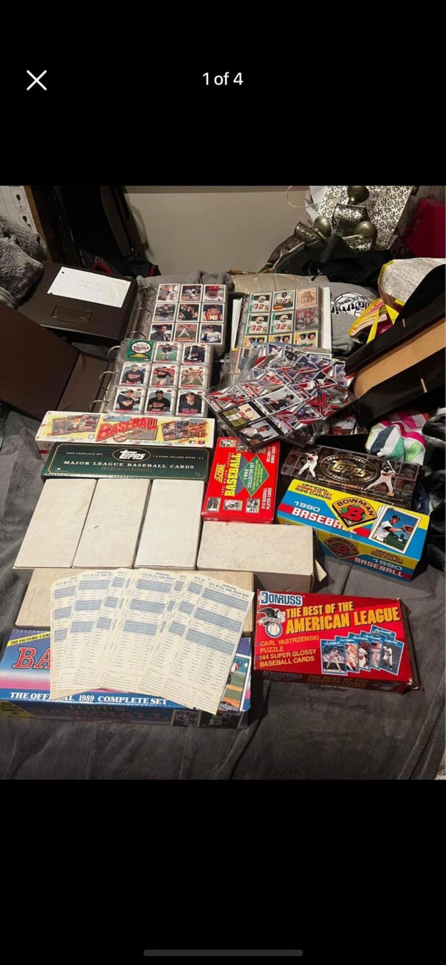 Entire Baseball Card Lot