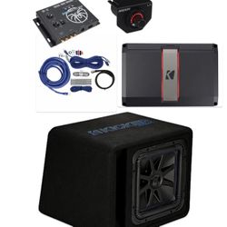 NEW FULL BASS PACKAGE KICKER L7s INSTALLATION INCLUDED 