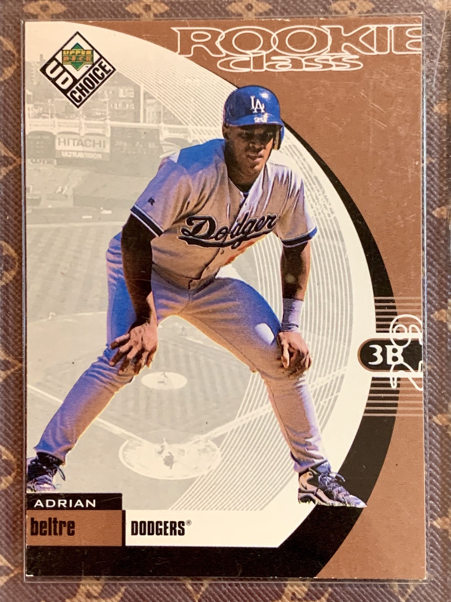 Dodgers And Rangers Great Adrian Beltre Rookie Baseball Card for