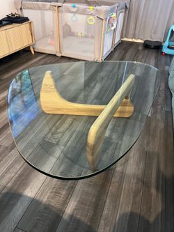 Triangle Glass Coffee Table