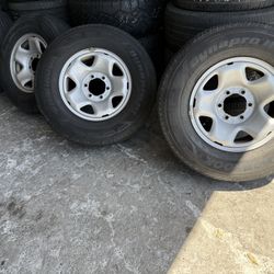 16” 4 t& tires 6 lug toyota tacoma 