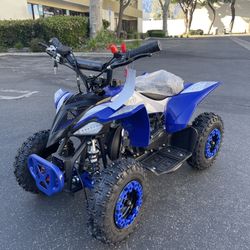 Kids Gas Powered ATV 49cc 4-Wheeler | 15 MPH Off-Road Quad Bike , mix weight 130lb