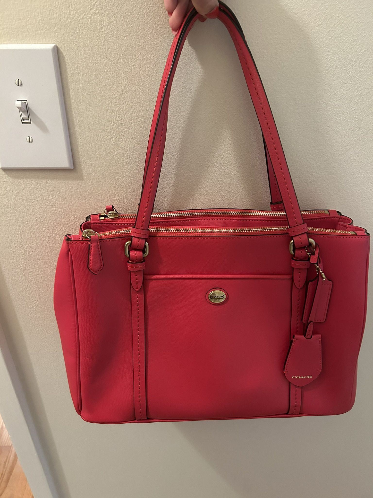 Red Coach Purse - Hardly Used