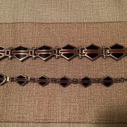 His And Hers Harley-Davidson Sterling Silver Bracelets