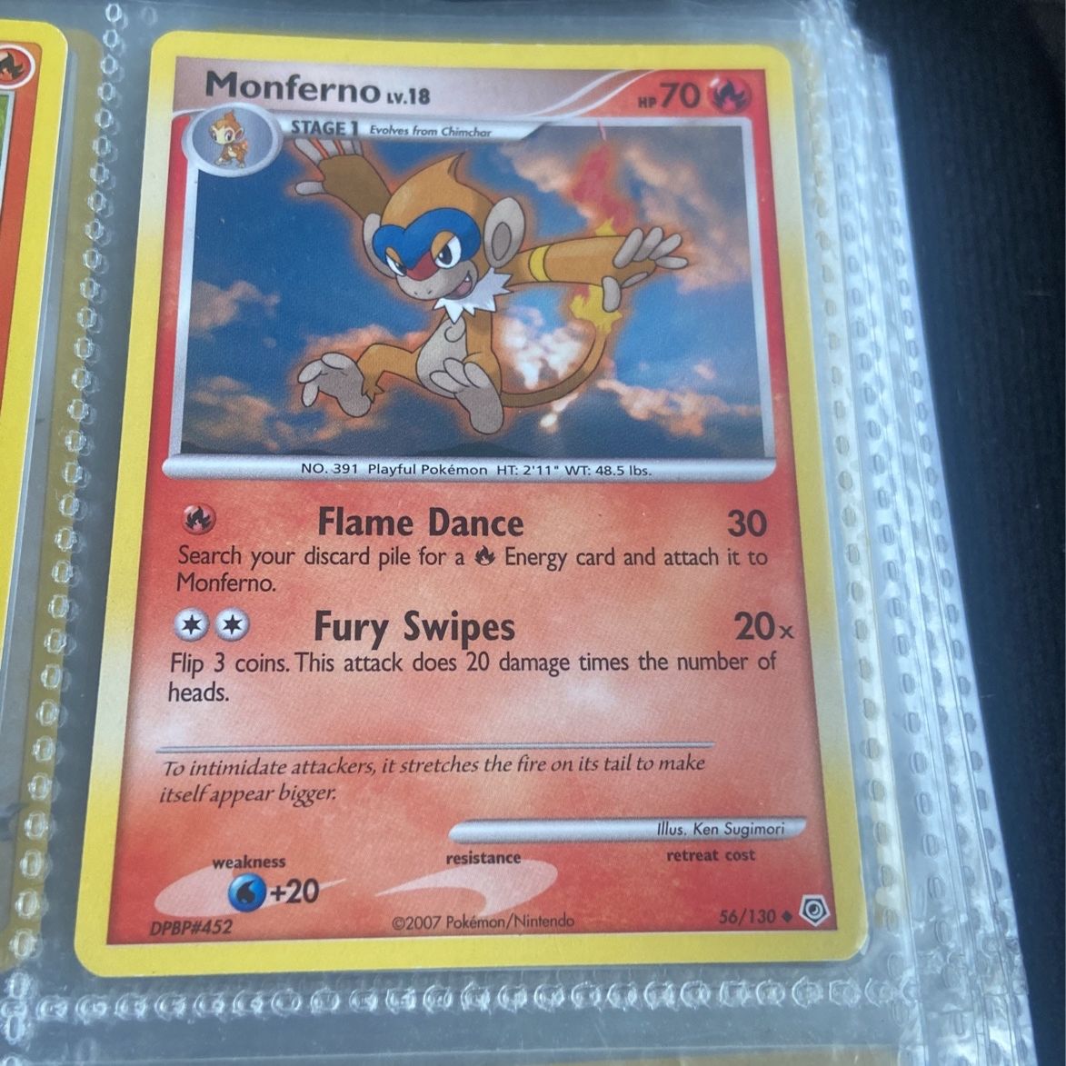 pokemon card monferno Monferno