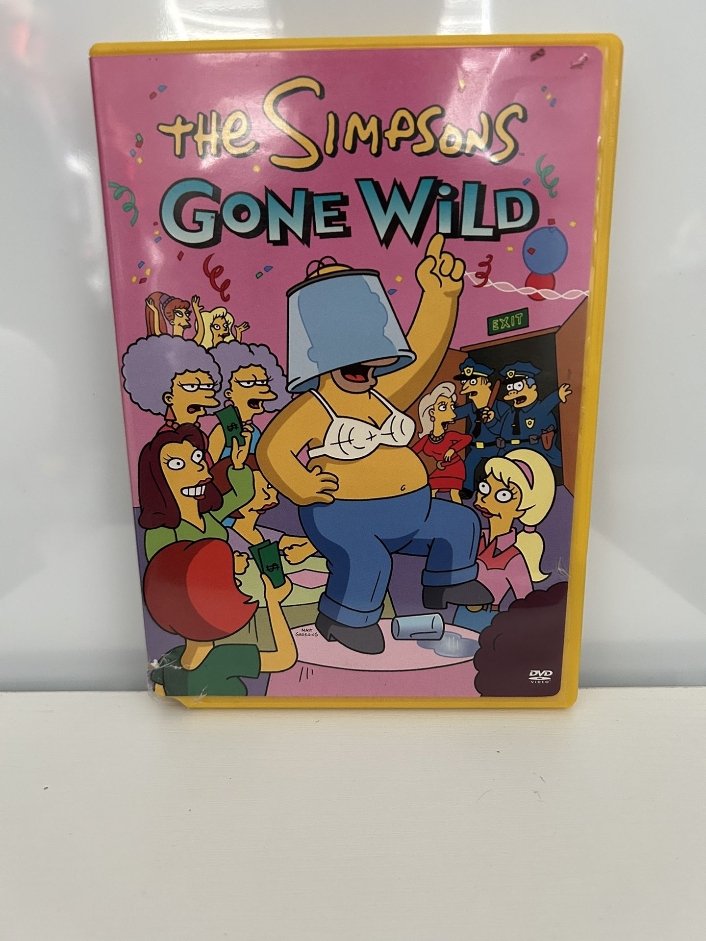 The Simpsons Gone Wild DVD 2004 Uncensored Dolby Digital Sound Homer Moe Bart