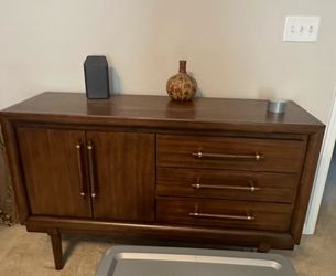 A Brown console cabinet